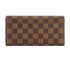 Louis Vuitton Damier Ebene Sarah Wallet, back view